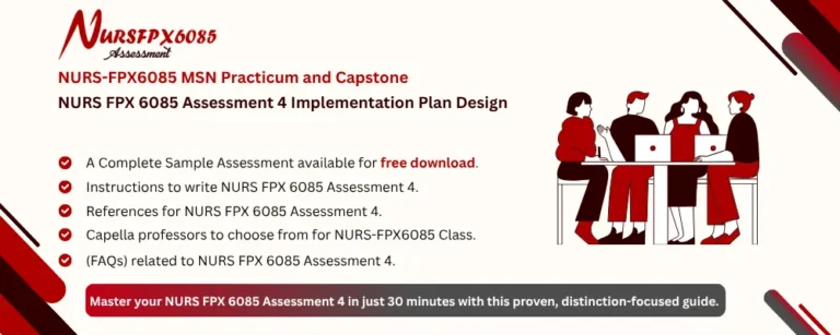 NURS FPX 6085 Assessment 4 Implementation Plan Design